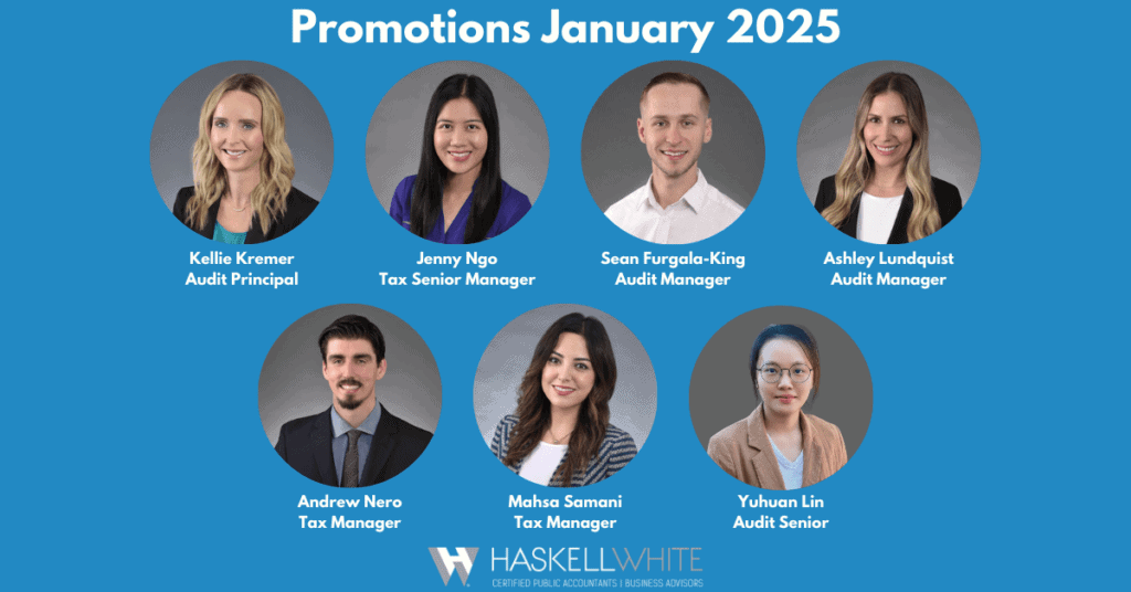 Haskell & White Announces Leadership Growth for 2025