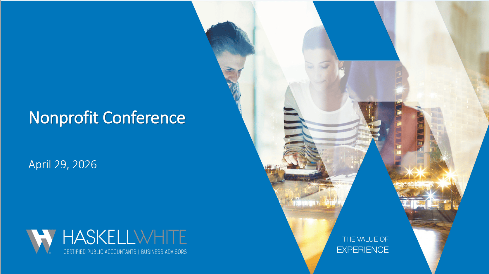 Haskell & White Nonprofit Conference April 2026